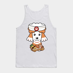 Sushi Chef poodle Tank Top